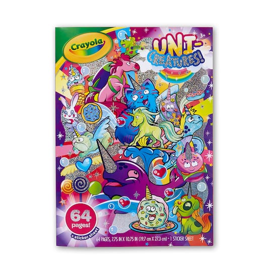 Download Crayola Uni Creatures Coloring Book Michaels